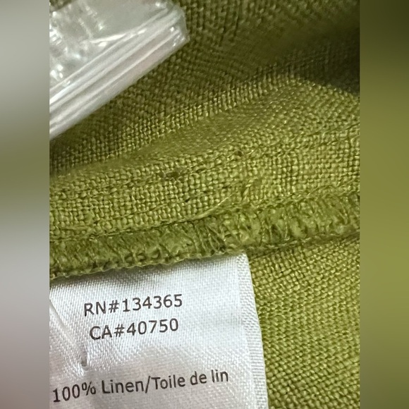 *NWT* Women’s Large “Sigrid Olsen” 2 piece lightweight Jacket & Pant Set - Linen - Picture 15 of 16